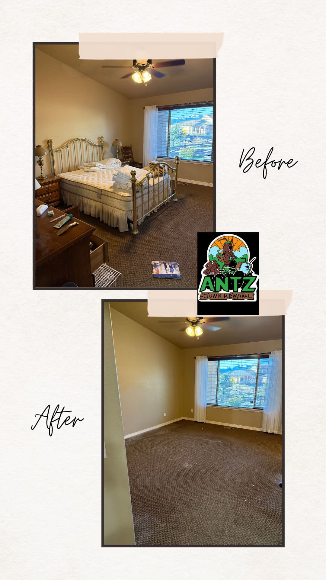 Project Bedroom Cleared Out Fast - Mattress and Furniture Gone image