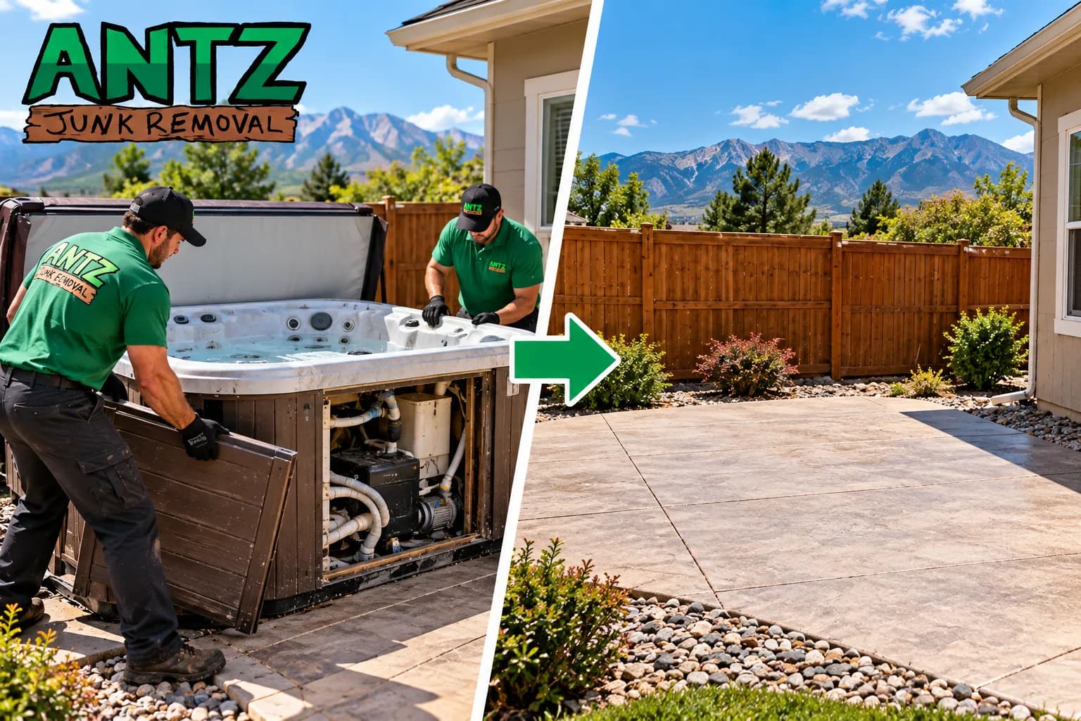 Hot Tub Removal Colorado Springs: Complete Guide from Drainage to Hauling image