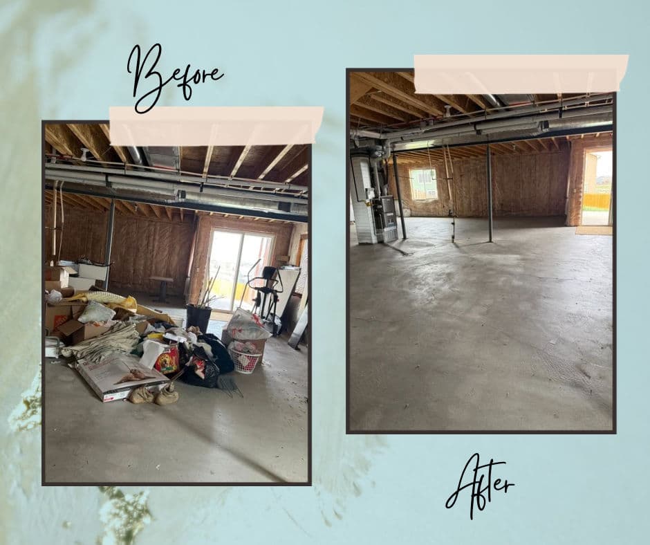 Basement Clean-Out That Gave Back a Full Room image