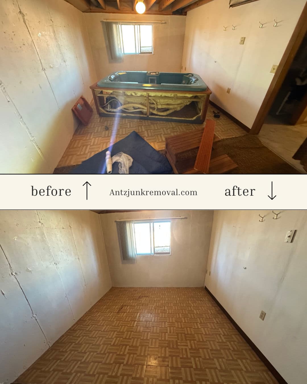 Project Hot Tub Removal Creates Spacious Retreat image