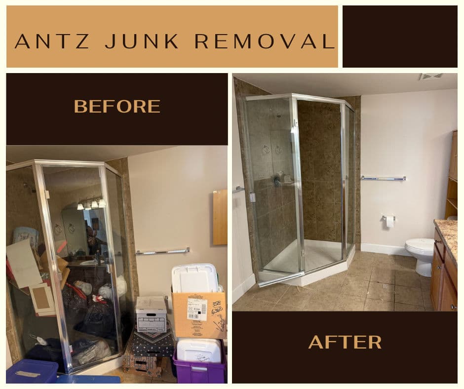 Bathroom Buried in Junk Gets a Complete Cleanout image