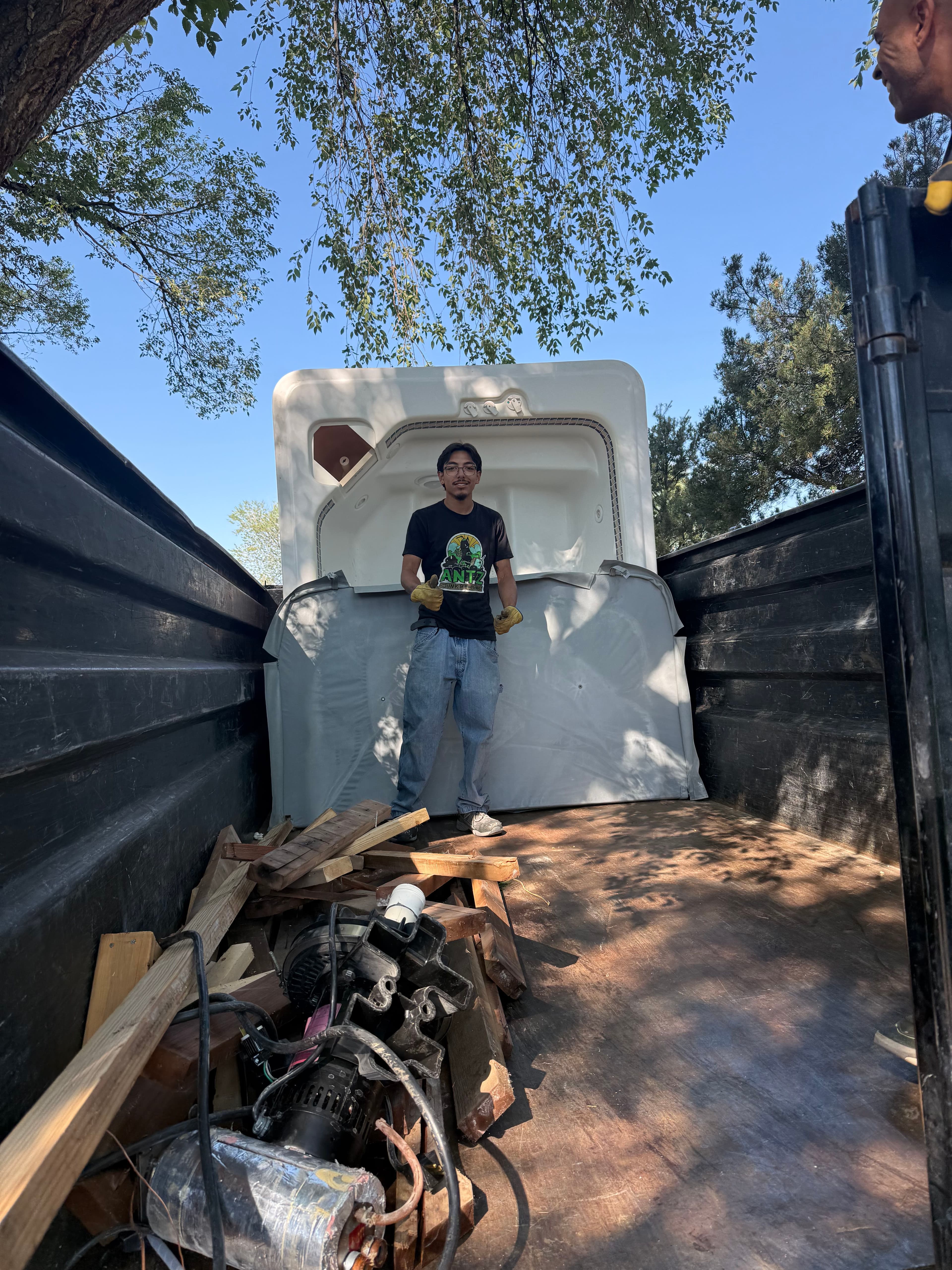Project Hot Tub Removal Done Right - We Handle the Heavy Lifting image