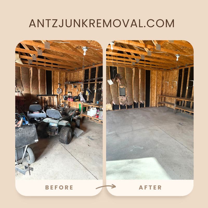 Stunning Garage Makeover by Antz Junk Removal image