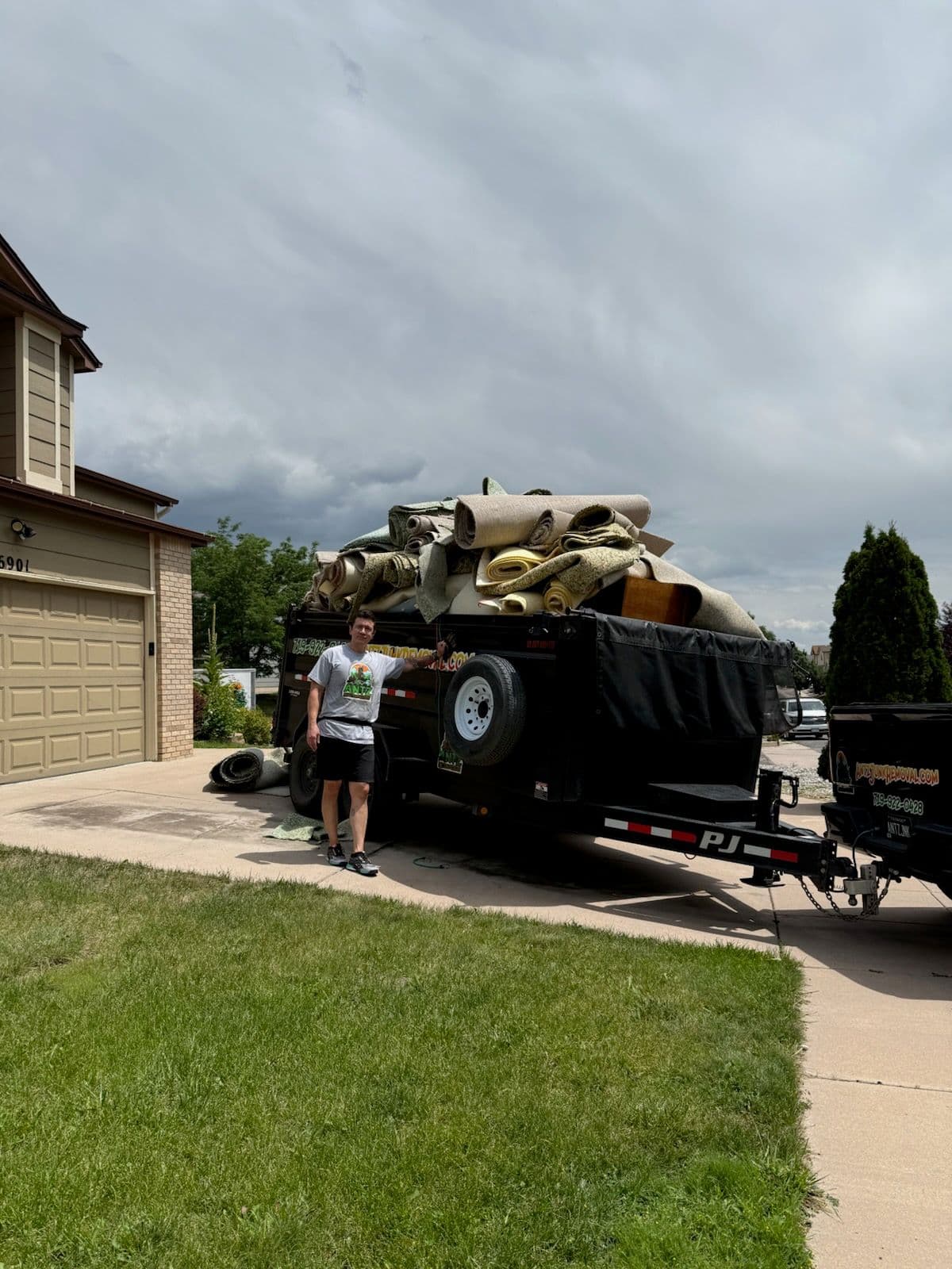 Efficient Carpet Removal Before the Rain Hits image