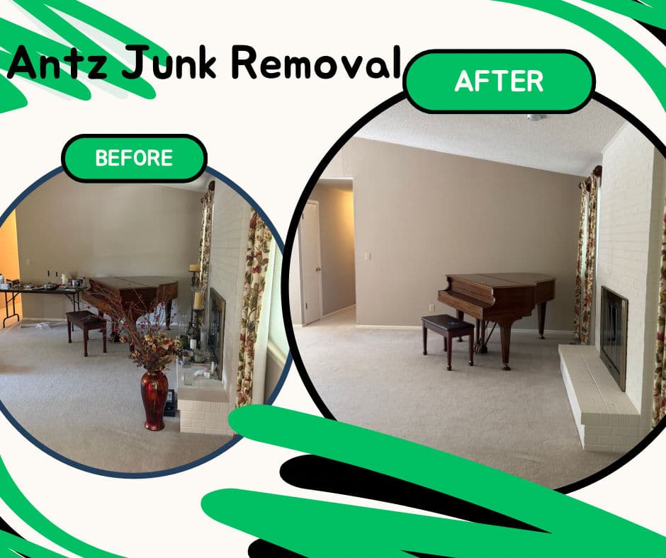 Decluttering Magic Transforms Living Room image