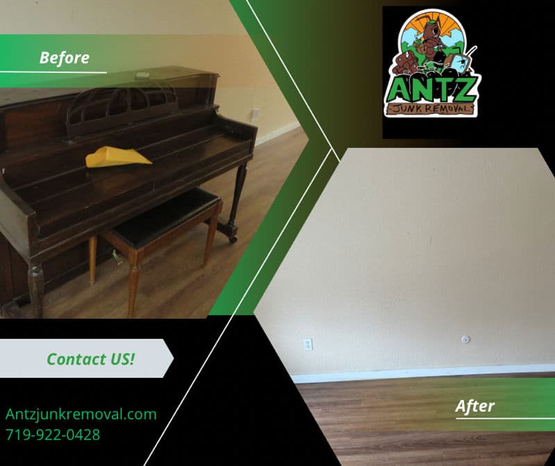 Expert Piano Removal Service by Antz Junk Removal