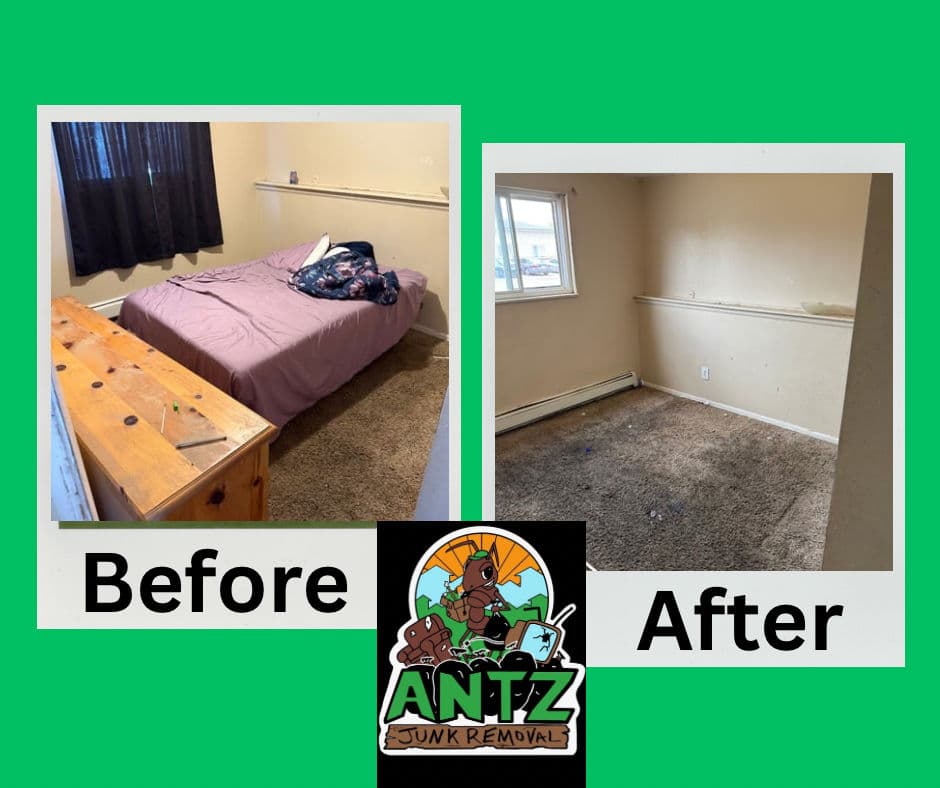 Project Antz Junk Removal Expertly Clears Bedroom Space image