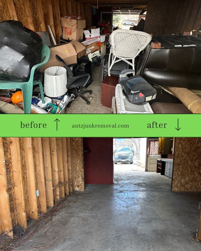 Effortless Garage Transformation with Antz Junk Removal image